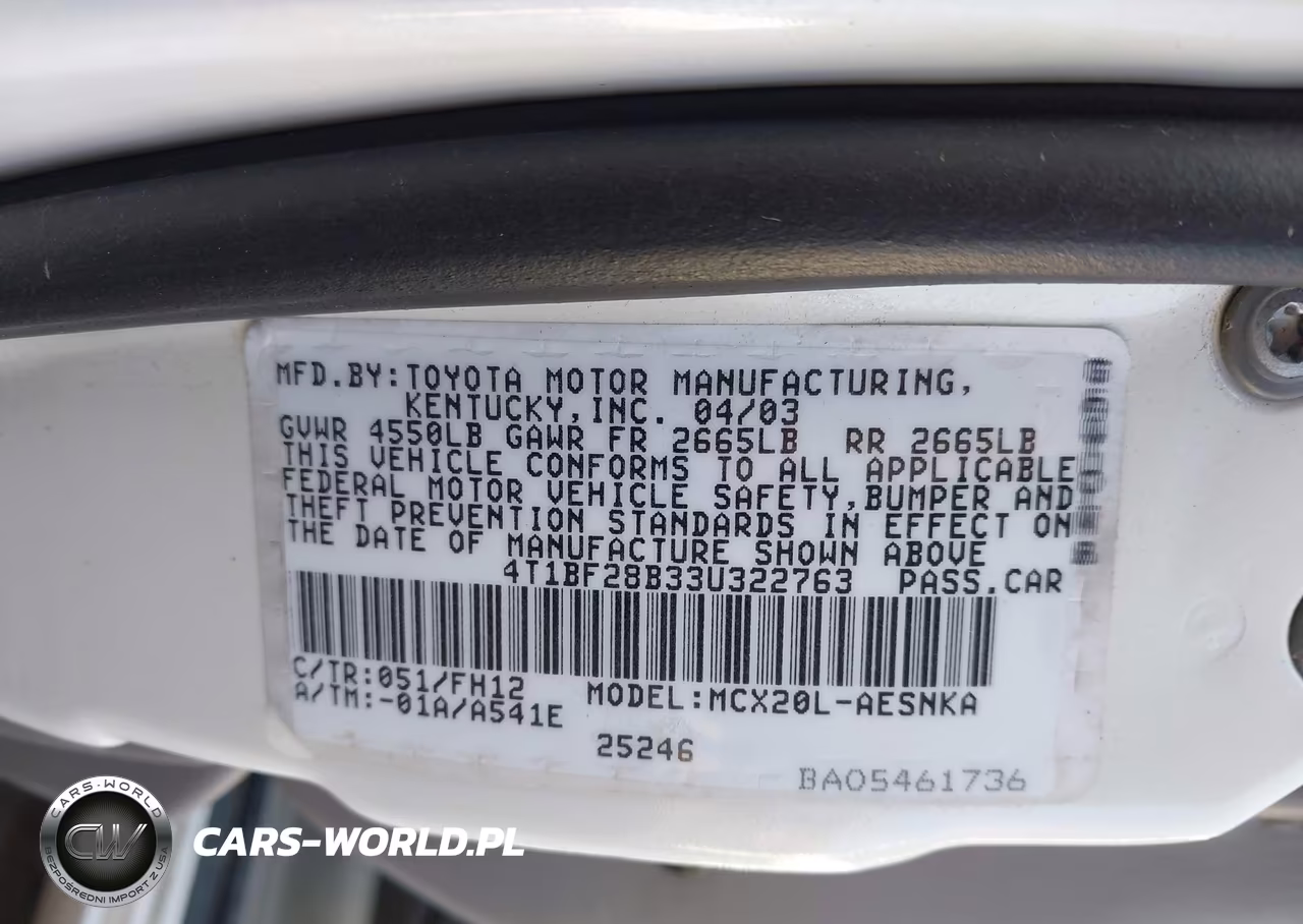 2003 Toyota Avalon Xl VIN:4T1BF28B33U322763 - 9