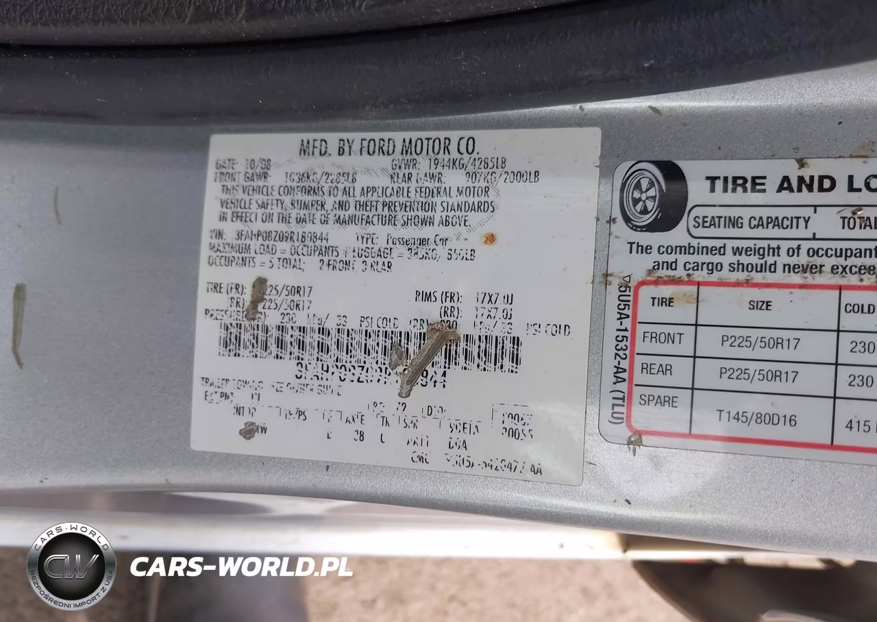 2009 Ford Fusion Sel VIN:3FAHP08Z09R180844 - 9