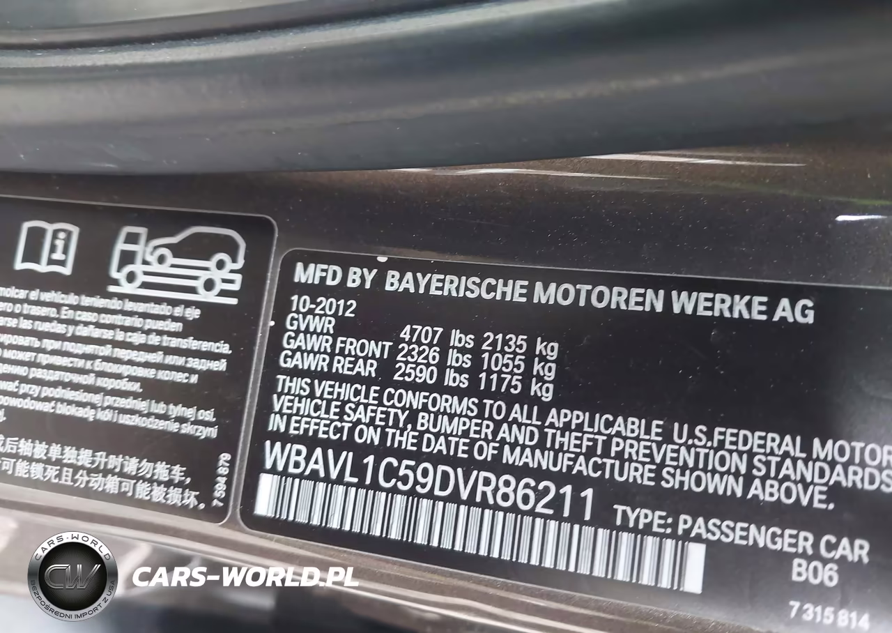 2013 BMW X1 xDrive28I VIN:WBAVL1C59DVR86211 - 9