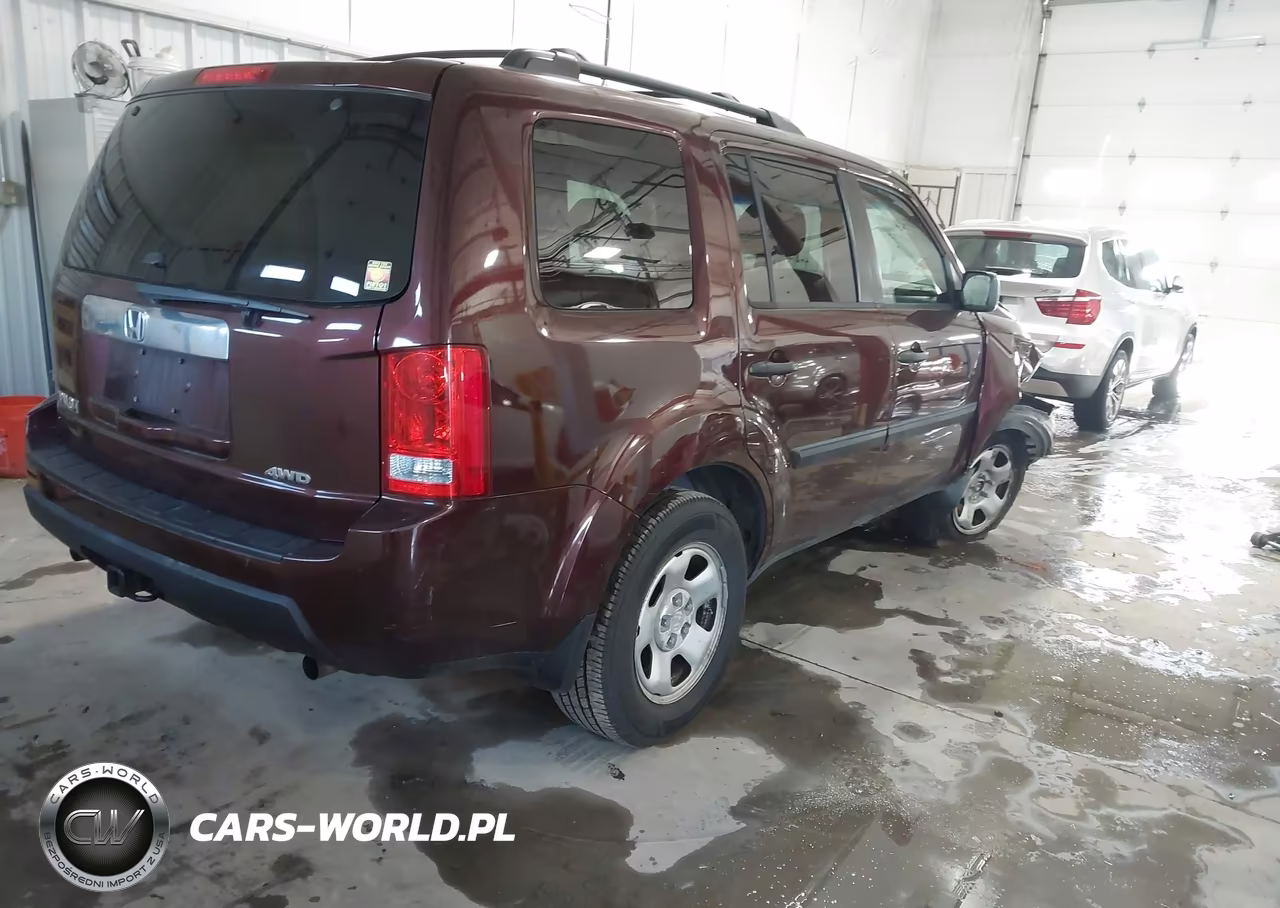 2010 Honda Pilot Lx VIN:5FNYF4H2XAB015137 - 4