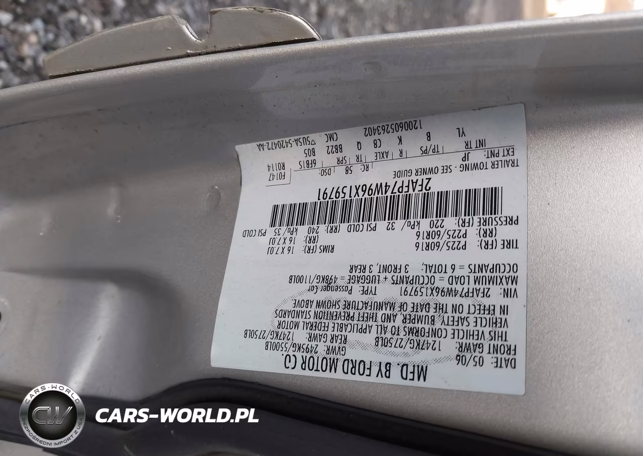 2006 Ford Crown Victoria Lx-Lx Sport VIN:2FAFP74W96X159791 - 9
