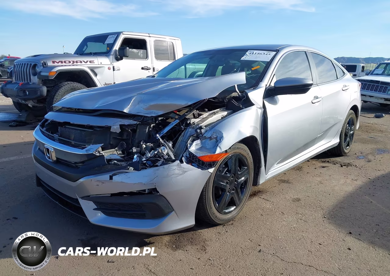 2017 Honda Civic Lx VIN:19XFC2F52HE053057 - 2