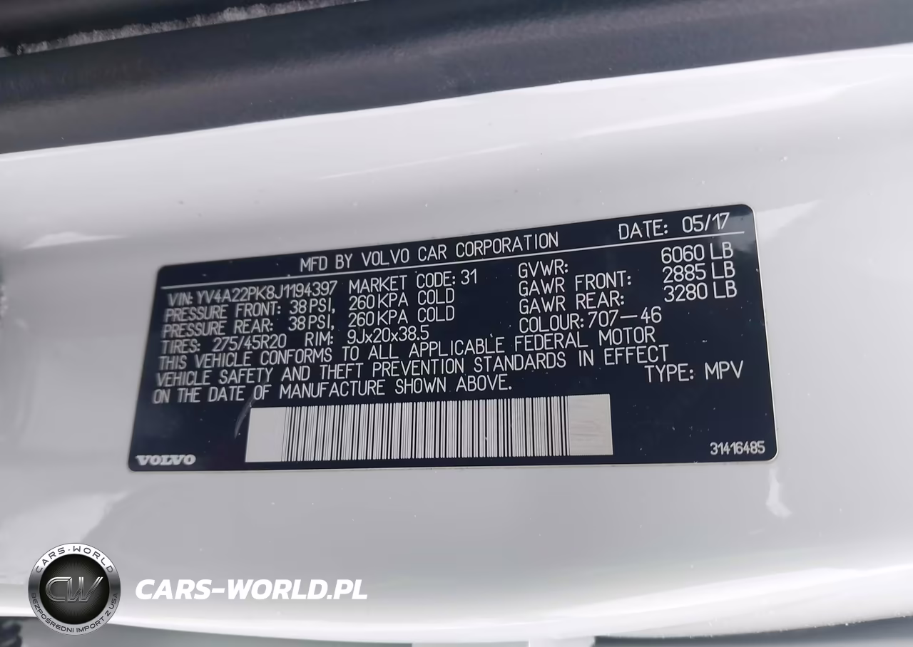2018 Volvo Xc90 T6 Momentum VIN:YV4A22PK8J1194397 - 9