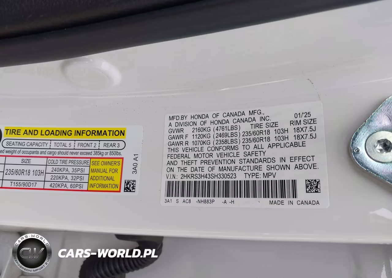 2025 Honda Cr-V Ex 2Wd VIN:2HKRS3H43SH330523 - 9