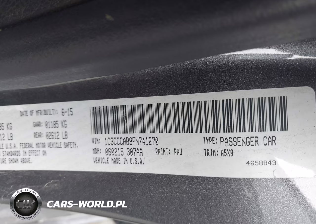 2015 Chrysler 200 Limited VIN:1C3CCCAB9FN741270 - 9