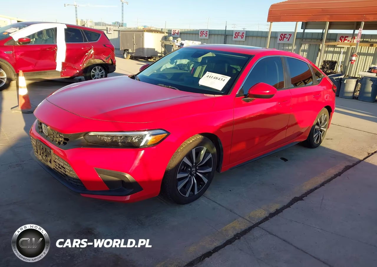2022 Honda Civic Ex-L VIN:19XFL1H75NE005136 - 2