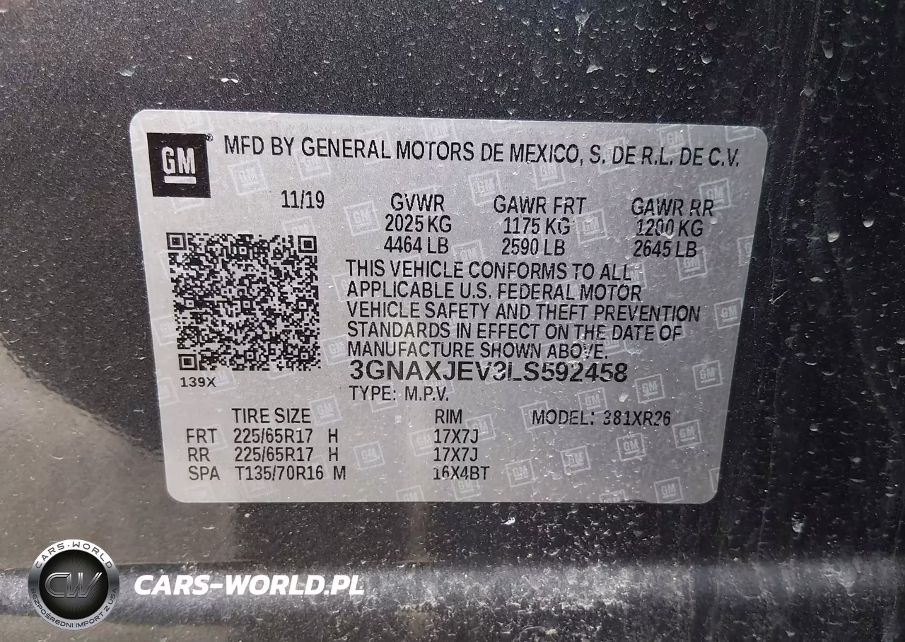2020 Chevrolet Equinox Fwd 2Fl VIN:3GNAXJEV3LS592458 - 9