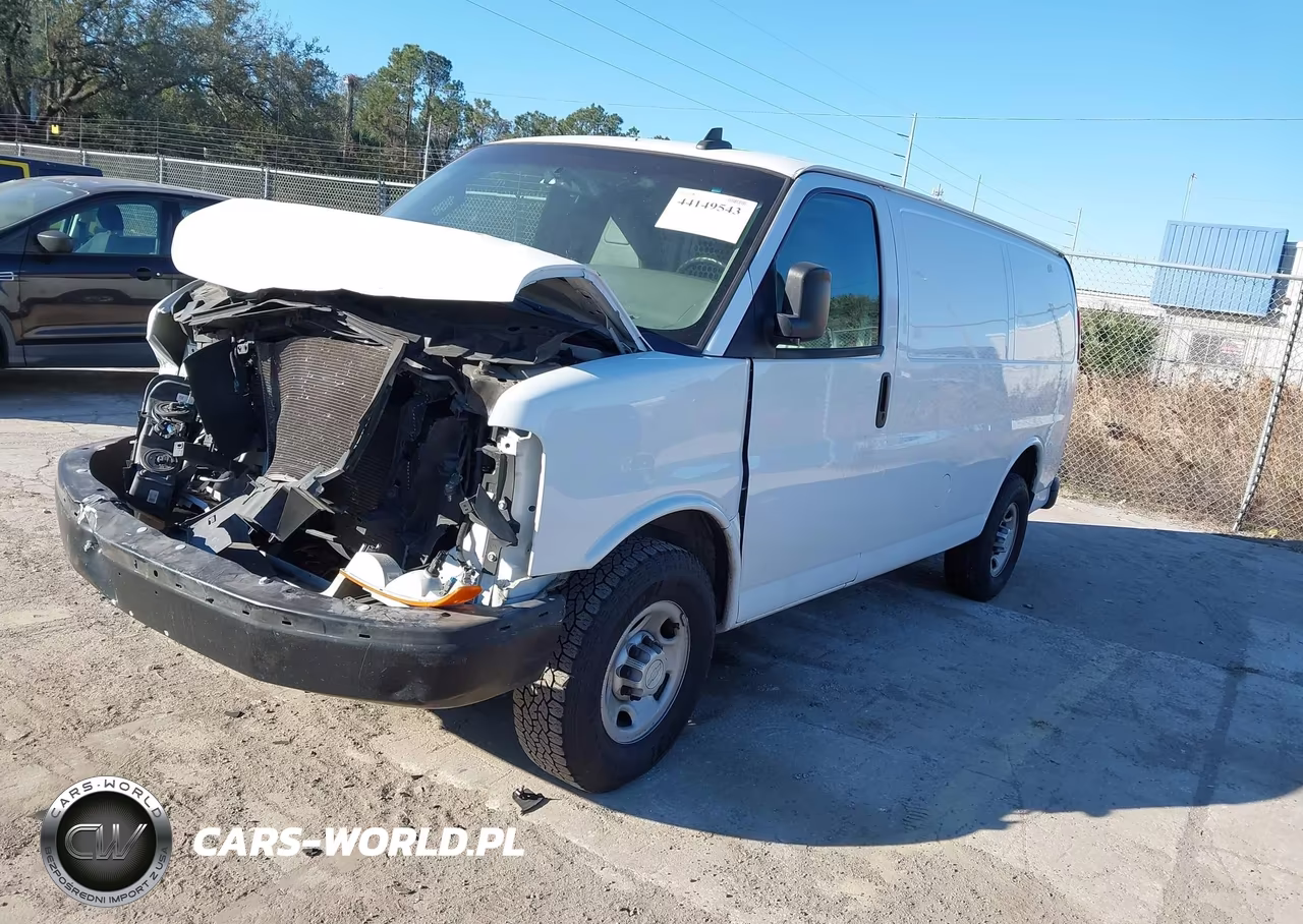 2019 Chevrolet Express 2500 Work Van VIN:1GCWGAFP9K1194301 - 2
