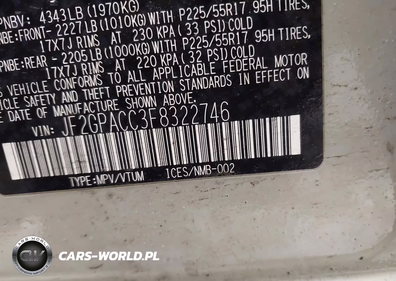 2015 Subaru Xv Crosstrek 2.0I Premium VIN:JF2GPACC3F8322746 - 9