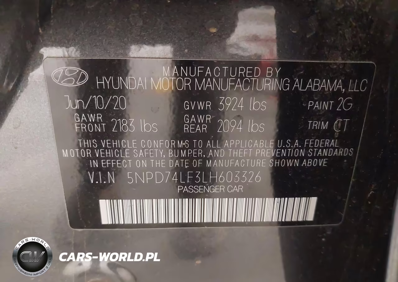 2020 Hyundai Elantra Se VIN:5NPD74LF3LH603326 - 9