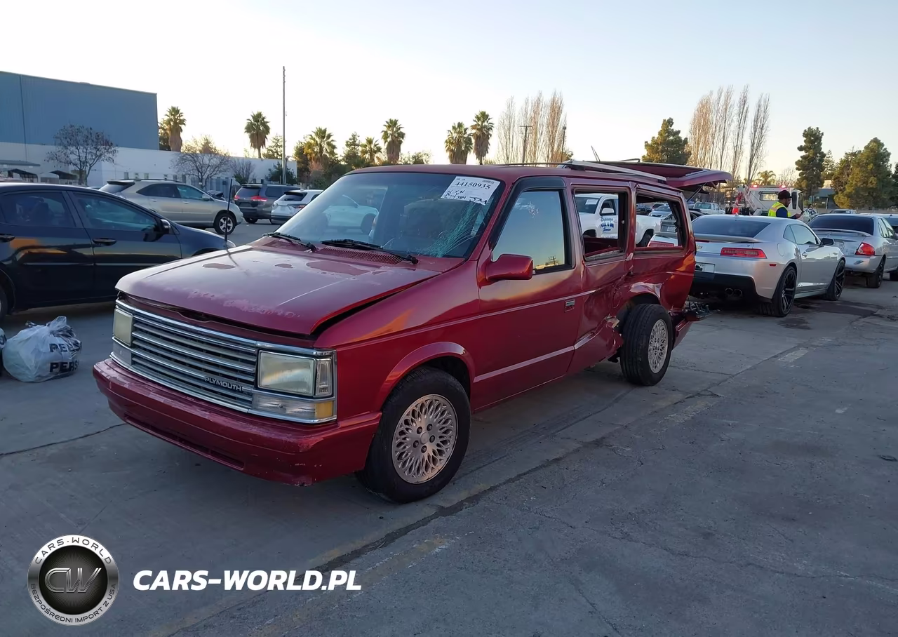 1989 Plymouth Grand Voyager Le VIN:1P4FH5439KX695332 - 2