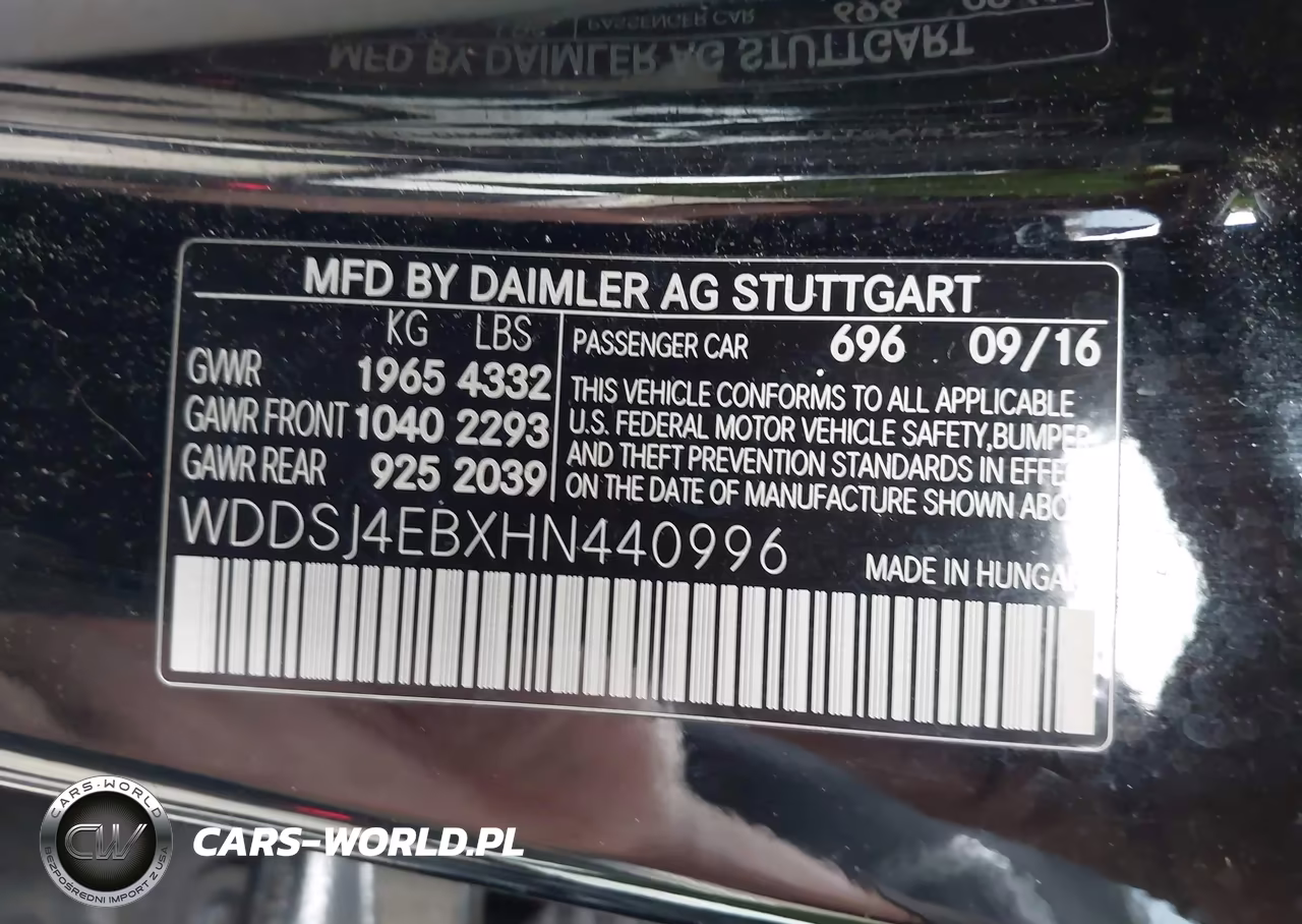 2017 Mercedes-Benz Cla 250 VIN:WDDSJ4EBXHN440996 - 9
