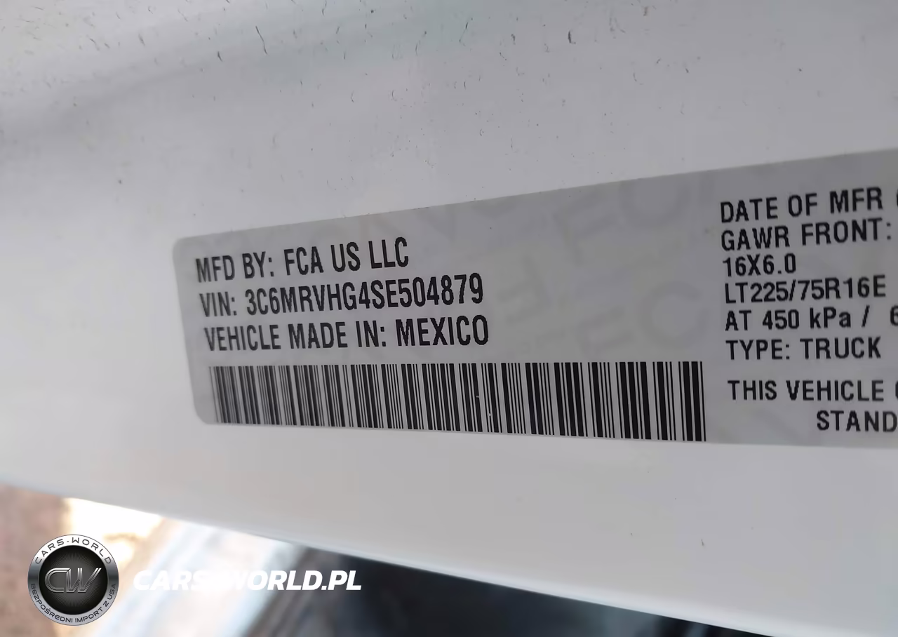 2025 Ram Promaster 3500 VIN:3C6MRVHG4SE504879 - 9