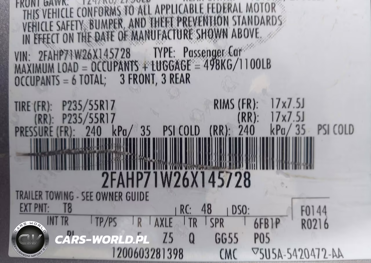 2006 Ford Crown Victoria Police-Police Interceptor VIN:2FAHP71W26X145728 - 9