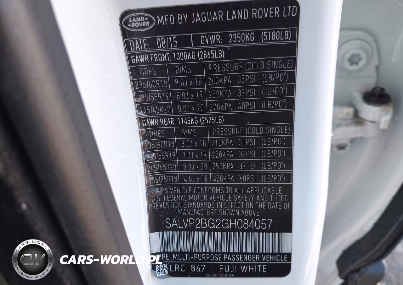 2016 Land Rover Range Rover Evoque Se-Se Premium VIN:SALVP2BG2GH084057 - 9
