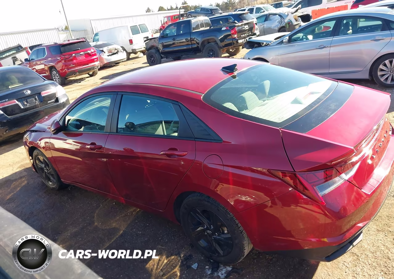 2023 Hyundai Elantra Hybrid Blue VIN:KMHLM4AJ6PU077244 - 14