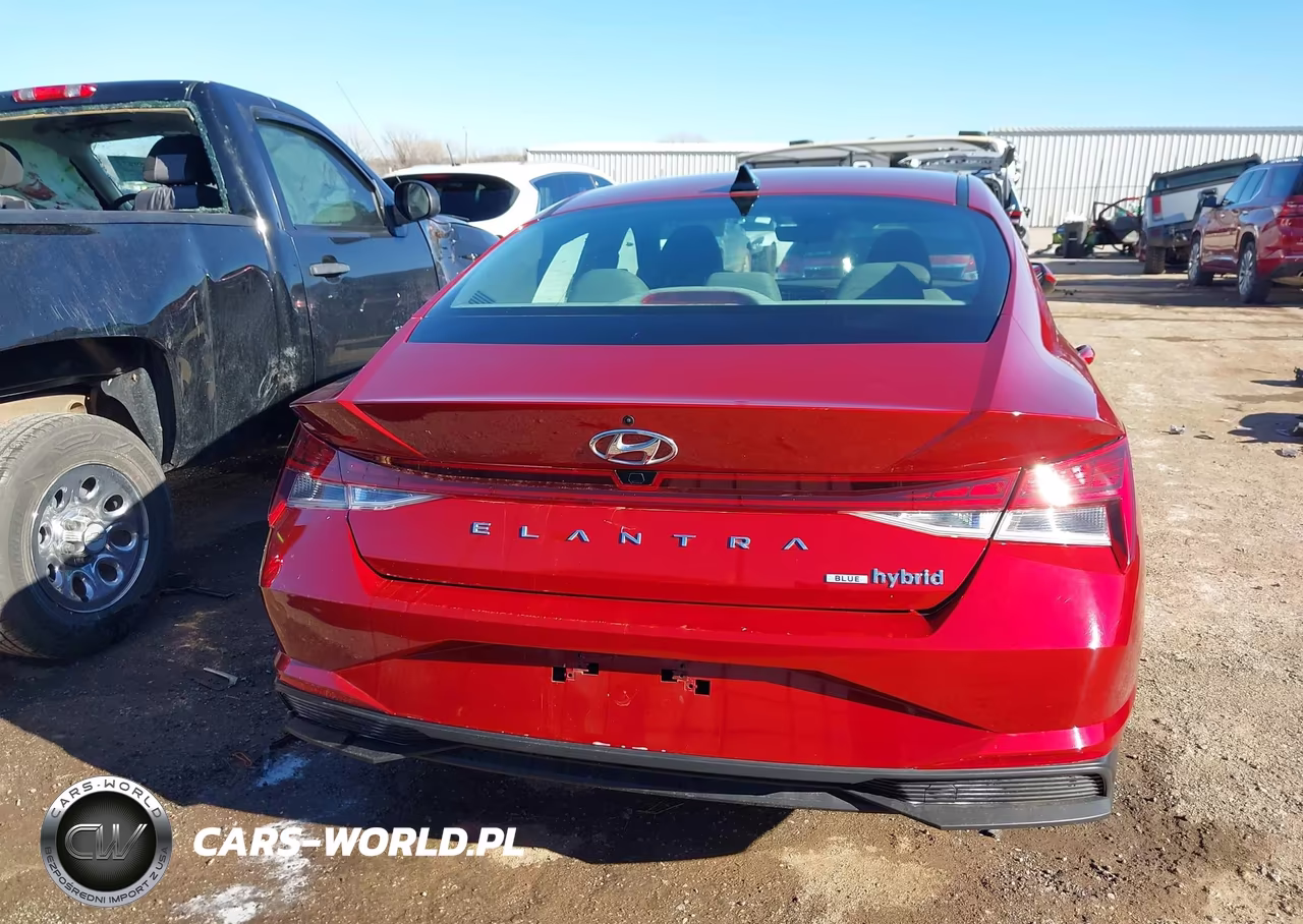 2023 Hyundai Elantra Hybrid Blue VIN:KMHLM4AJ6PU077244 - 16