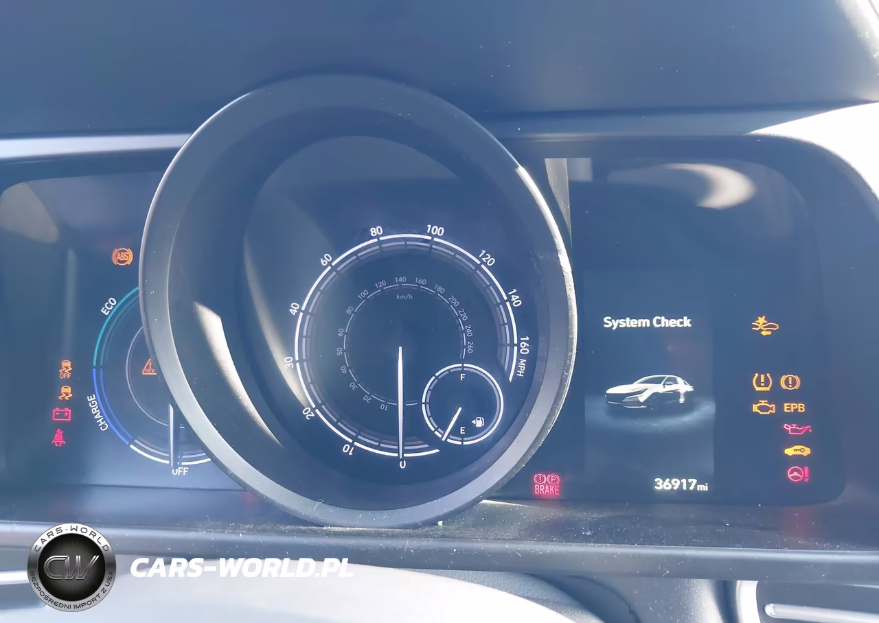 2023 Hyundai Elantra Hybrid Blue VIN:KMHLM4AJ6PU077244 - 7