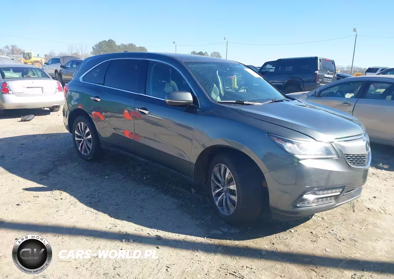 2016 Acura Mdx Technology Acurawatch Plus Packages-Technology Package