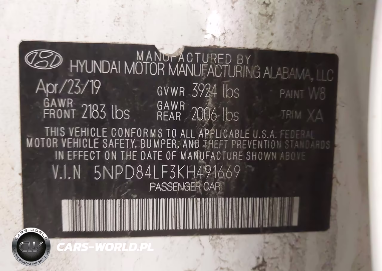 2019 Hyundai Elantra Sel VIN:5NPD84LF3KH491669 - 9