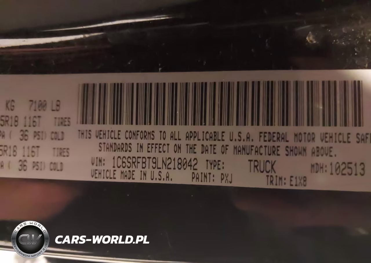 2020 Ram 1500 Big Horn 4X4 6'4 Box VIN:1C6SRFBT9LN218042 - 9