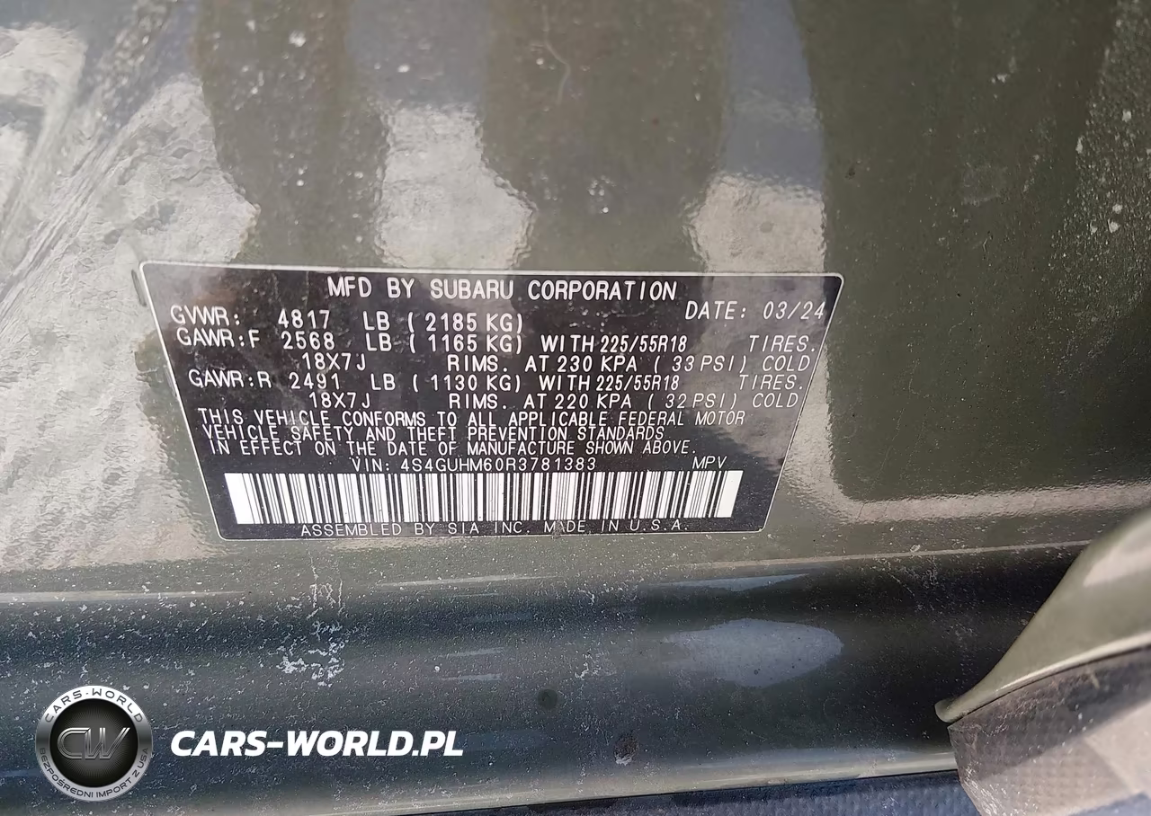 2024 Subaru Crosstrek Limited VIN:4S4GUHM60R3781383 - 9