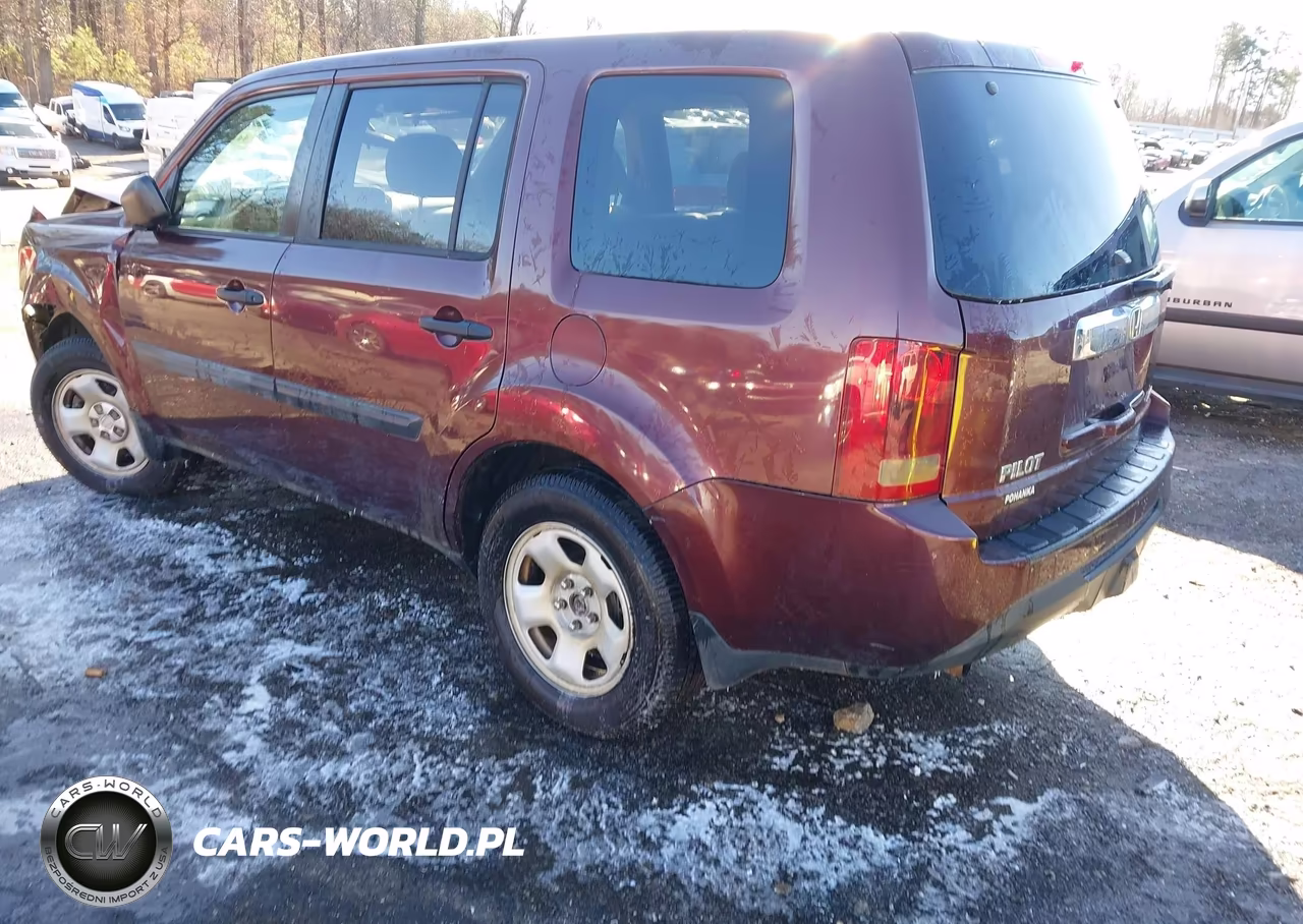 2013 Honda Pilot Lx VIN:5FNYF4H24DB049370 - 3