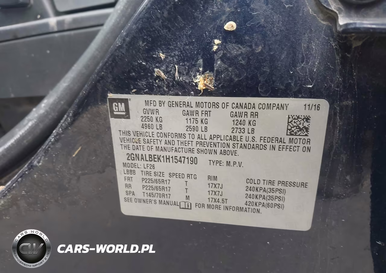 2017 Chevrolet Equinox Ls VIN:2GNALBEK1H1547190 - 9