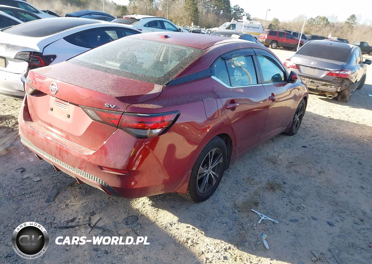 2020 Nissan Sentra Sv Xtronic Cvt VIN:3N1AB8CV4LY228830 - 4