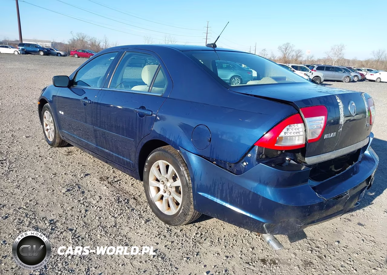 2007 Mercury Milan V6 VIN:3MEHM07117R653869 - 3