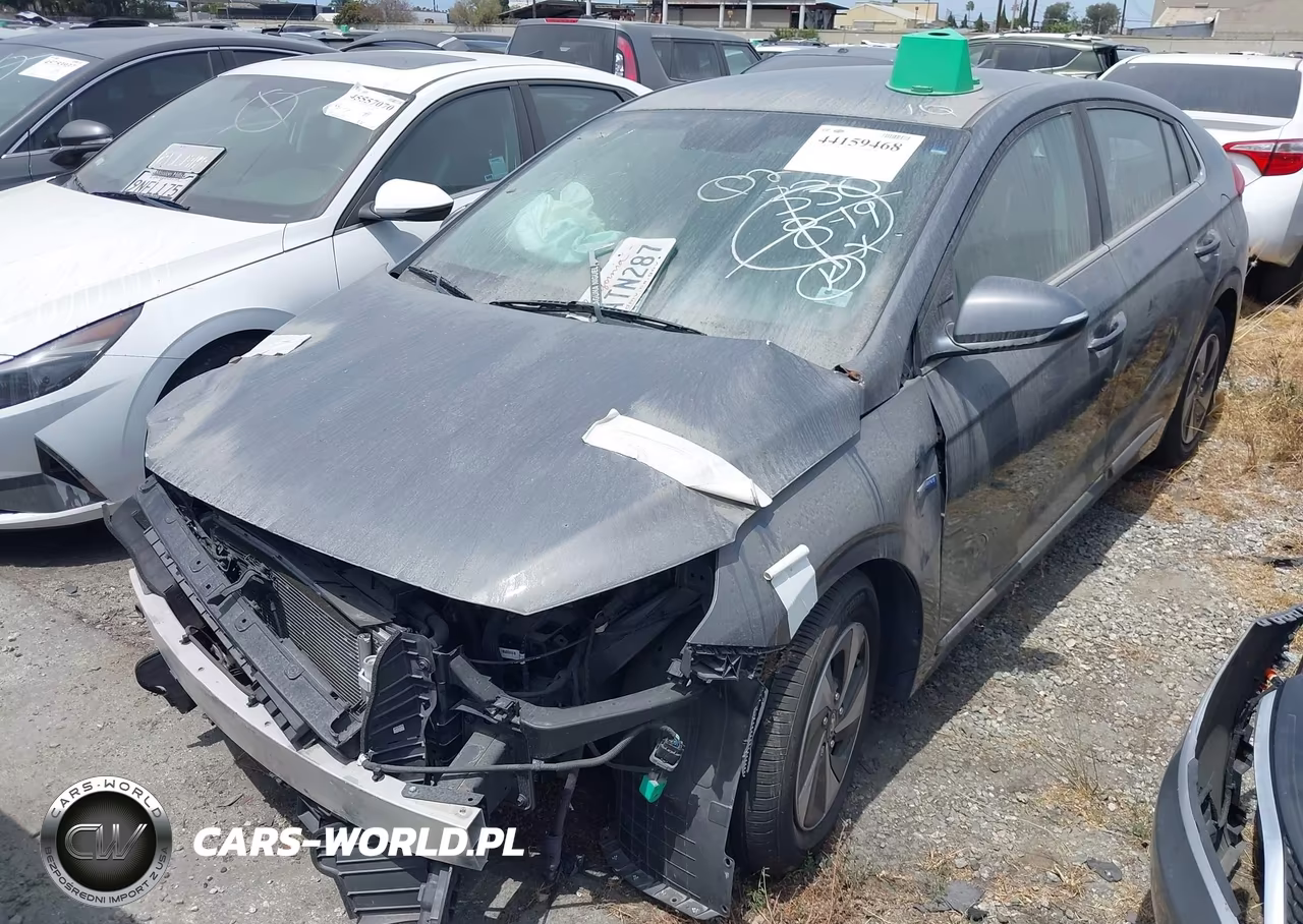 2017 Hyundai Ioniq Hybrid Sel VIN:KMHC75LCXHU057348 - 2
