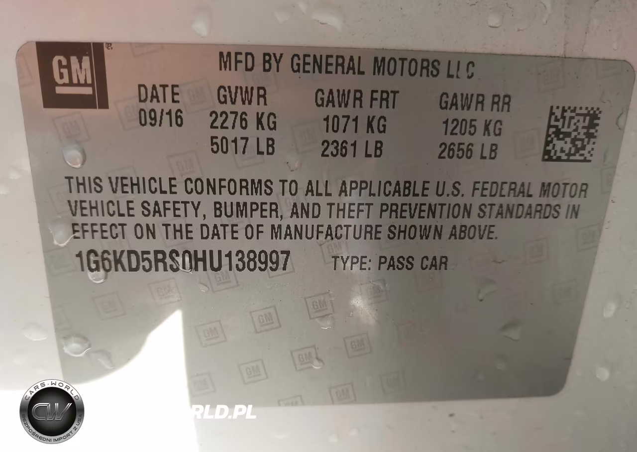 2017 Cadillac Ct6 Luxury VIN:1G6KD5RS0HU138997 - 9