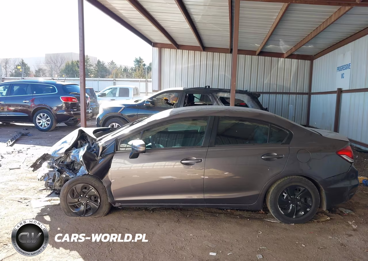 2014 Honda Civic Lx VIN:19XFB2F55EE044643 - 14