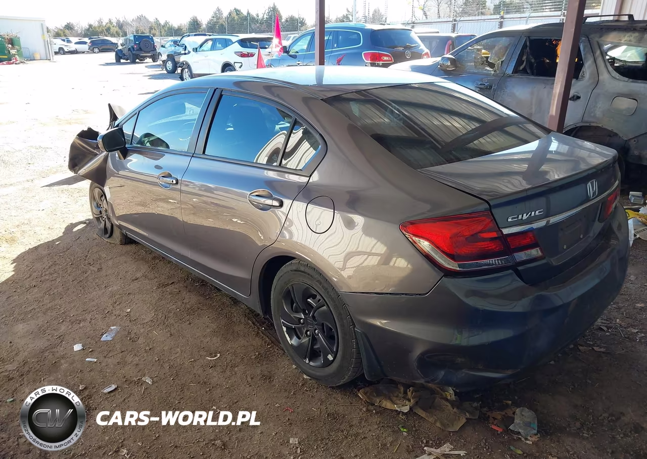 2014 Honda Civic Lx VIN:19XFB2F55EE044643 - 3