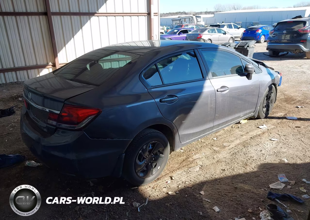 2014 Honda Civic Lx VIN:19XFB2F55EE044643 - 4