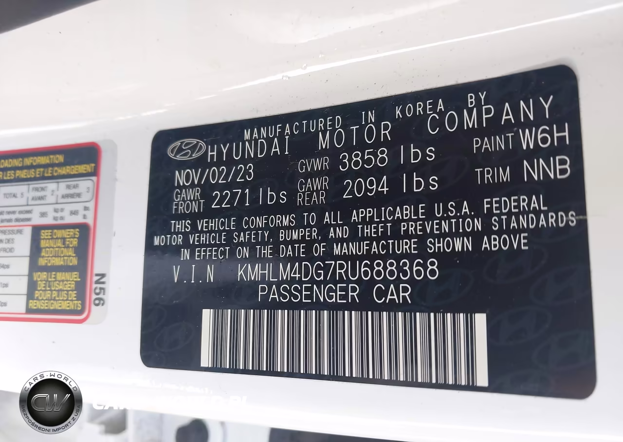 2024 Hyundai Elantra Sel VIN:KMHLM4DG7RU688368 - 9