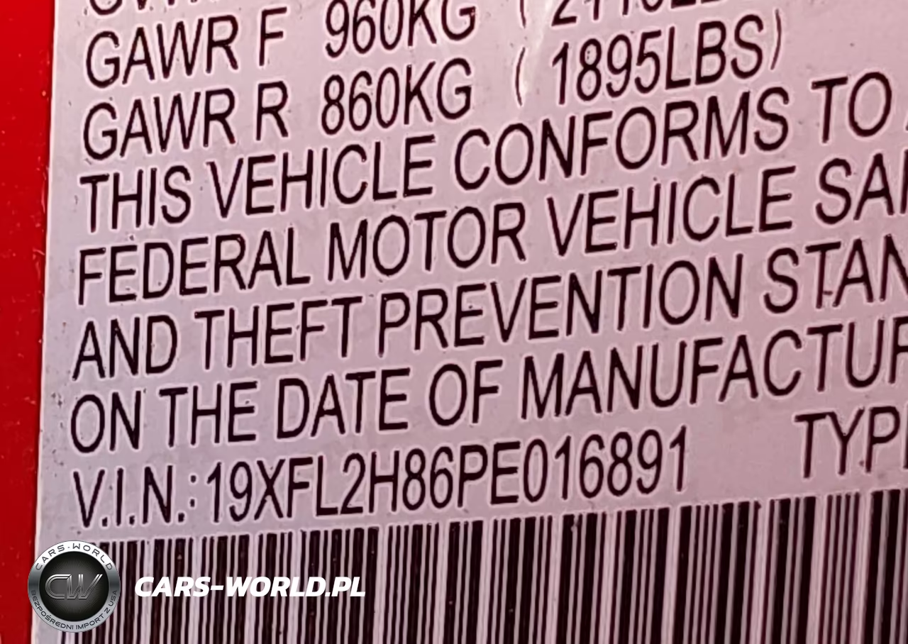 2023 Honda Civic Sport VIN:19XFL2H86PE016891 - 9