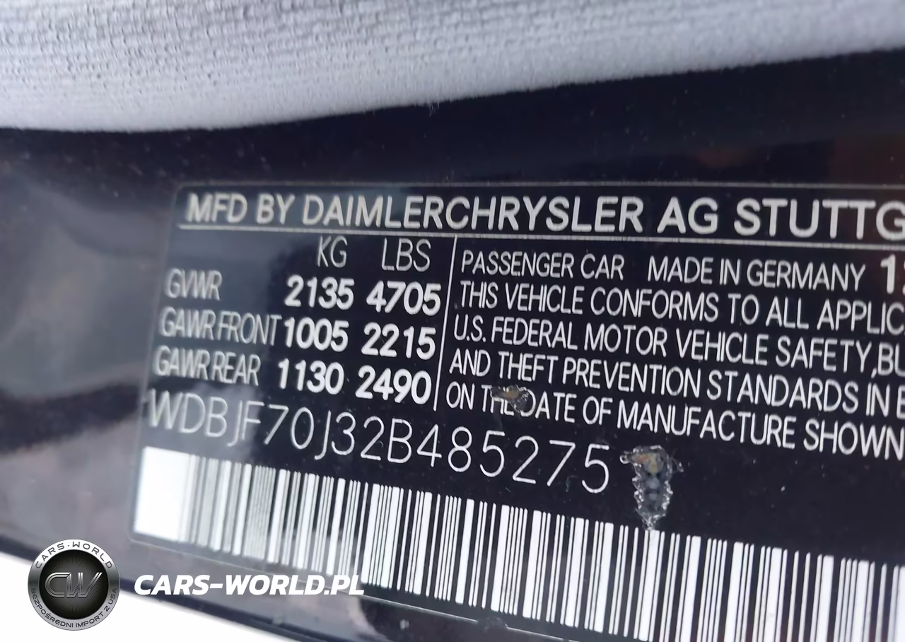 2002 Mercedes-Benz E 430 Special Edition VIN:WDBJF70J32B485275 - 9