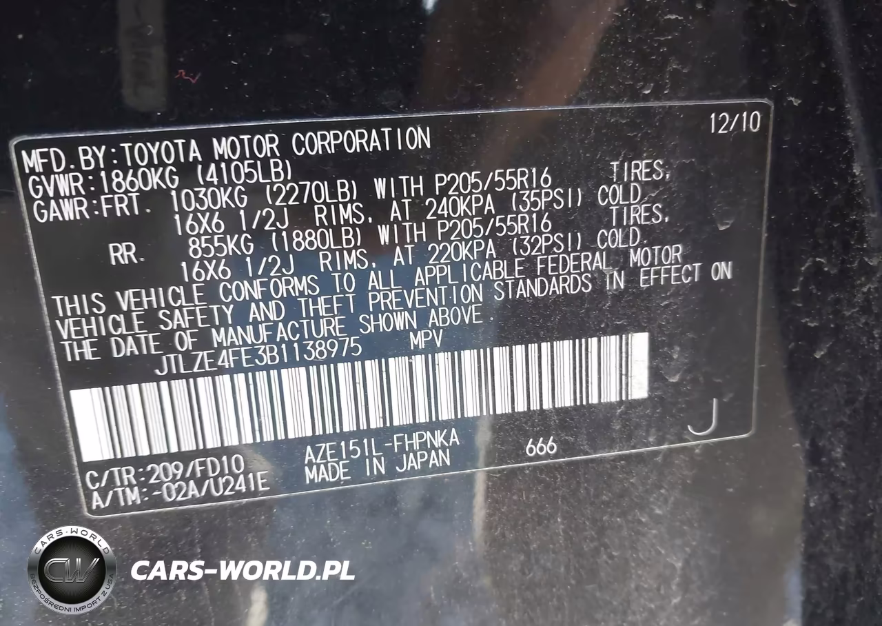 2011 Scion Xb VIN:JTLZE4FE3B1138975 - 9