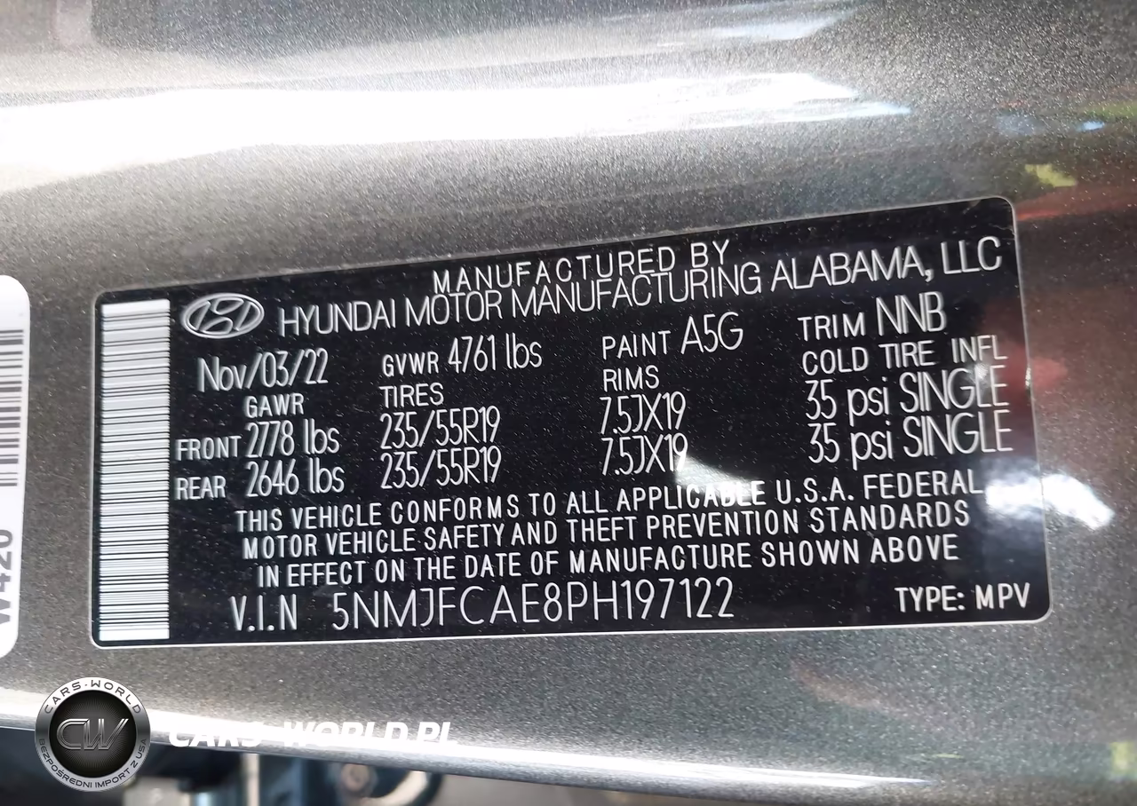 2023 Hyundai Tucson Sel VIN:5NMJFCAE8PH197122 - 9
