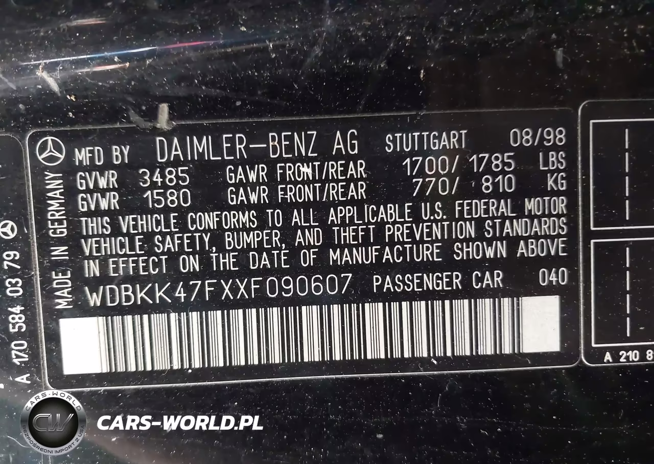 1999 Mercedes-Benz Slk 230 Kompressor VIN:WDBKK47FXXF090607 - 9