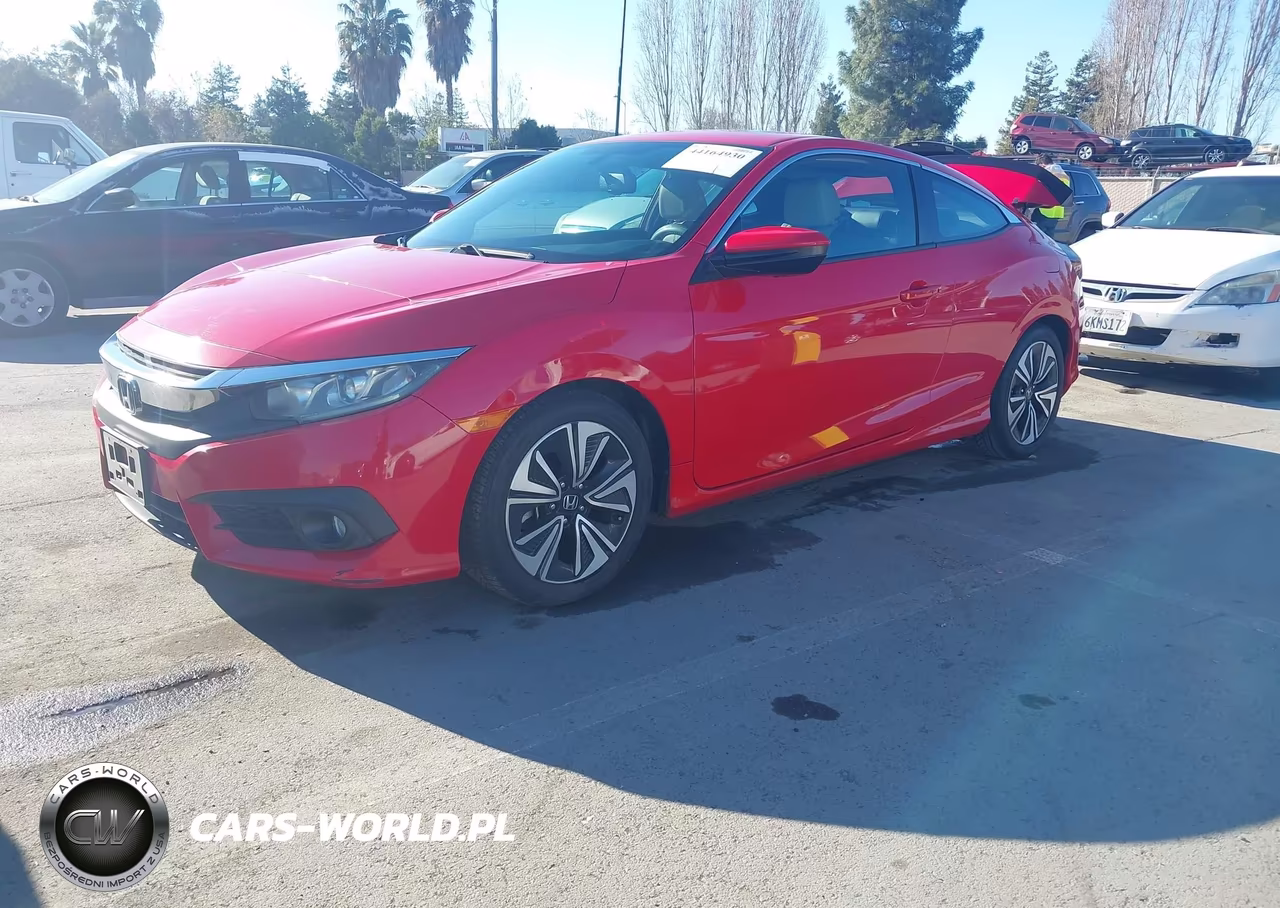 2016 Honda Civic Ex-L VIN:2HGFC3B76GH352164 - 2