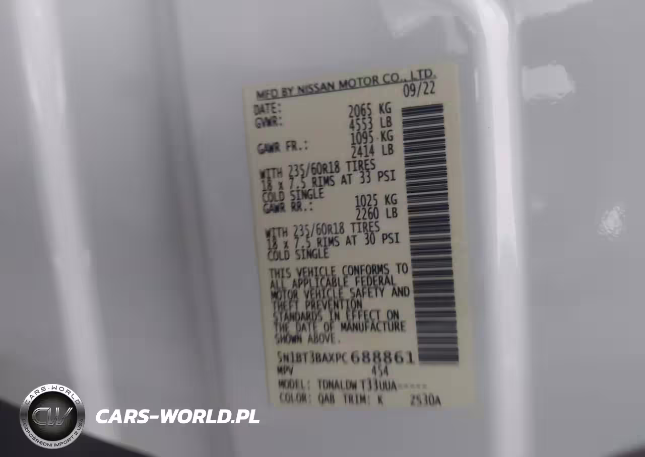 2023 Nissan Rogue Sv Fwd VIN:5N1BT3BAXPC688861 - 9