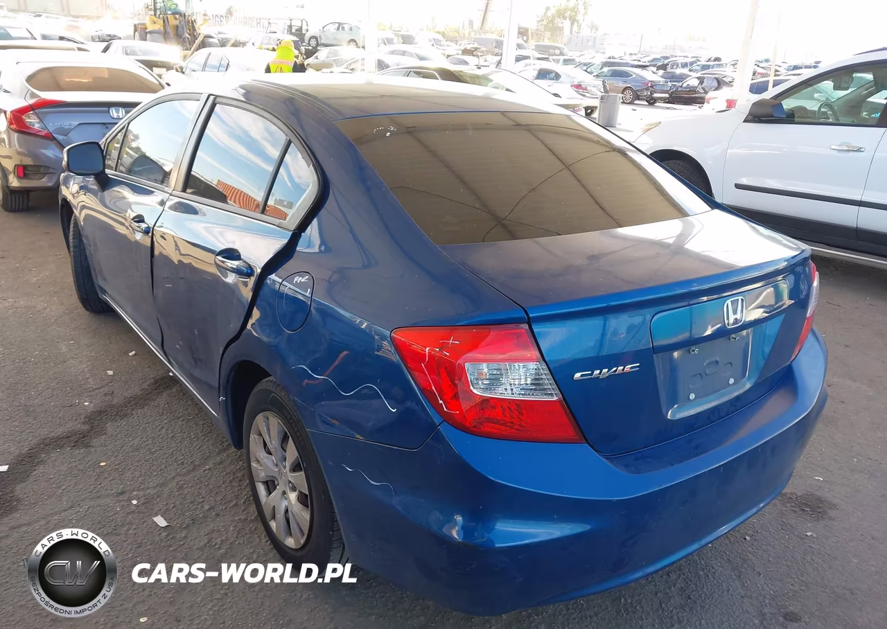 2012 Honda Civic Lx VIN:19XFB2F52CE345528 - 3