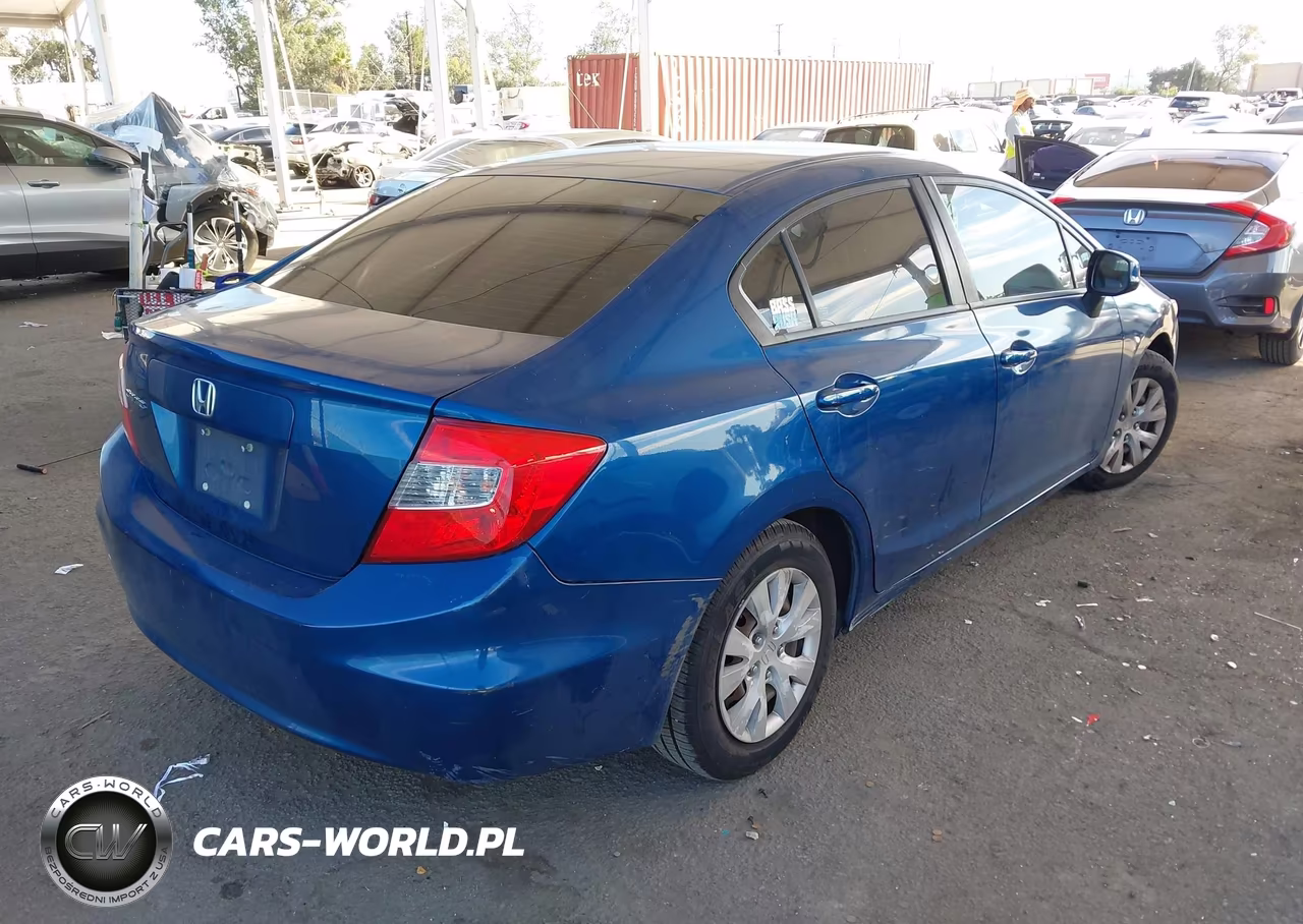2012 Honda Civic Lx VIN:19XFB2F52CE345528 - 4