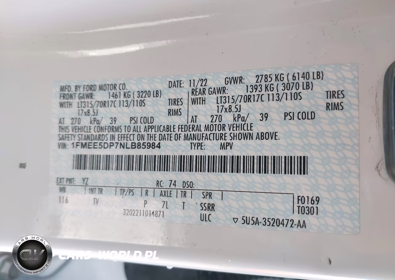 2022 Ford Bronco Wildtrak VIN:1FMEE5DP7NLB85984 - 9