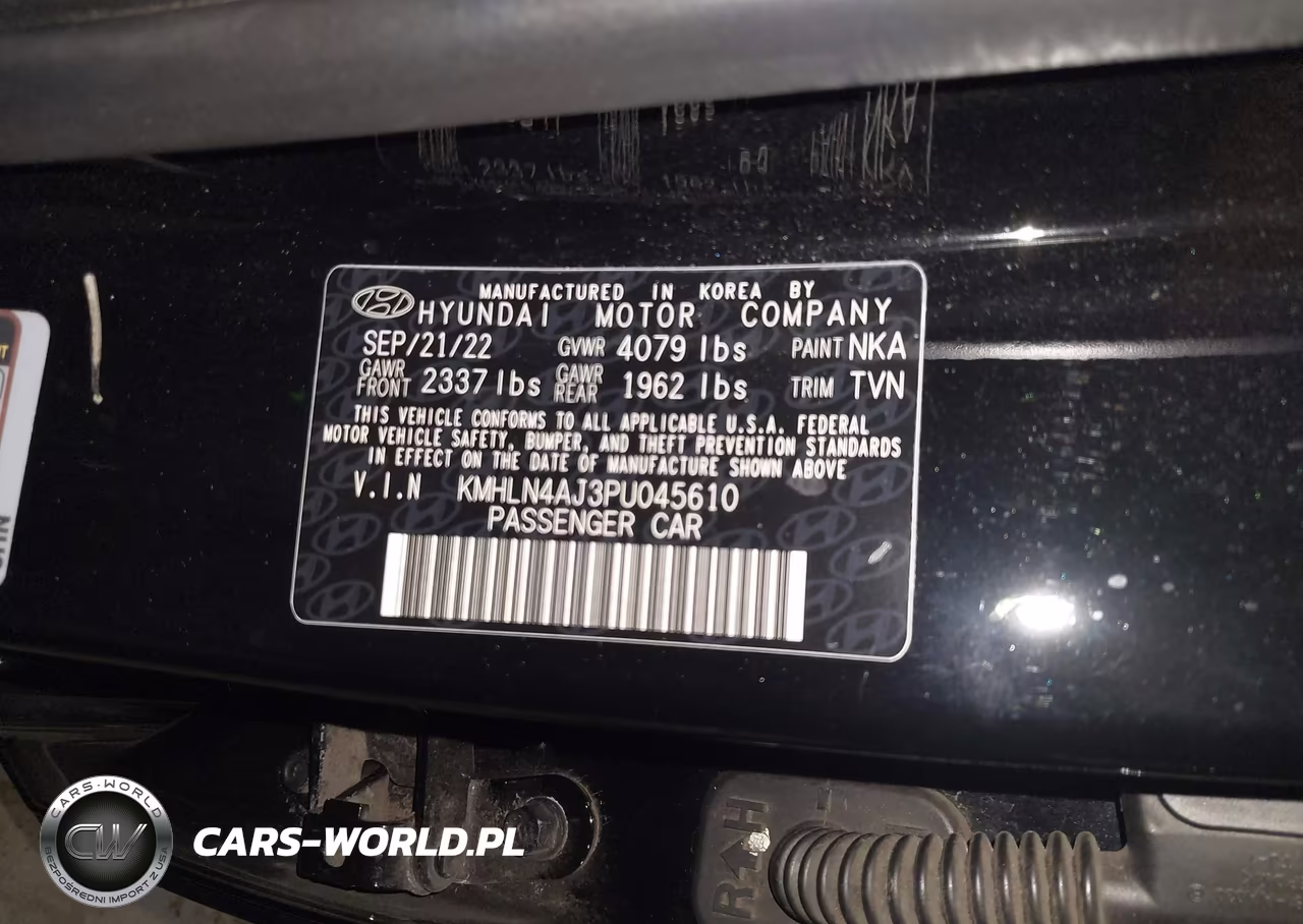 2023 Hyundai Elantra Hybrid Limited VIN:KMHLN4AJ3PU045610 - 9