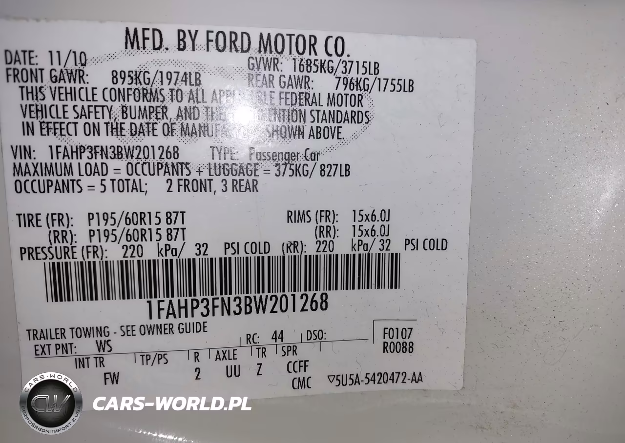 2011 Ford Focus Se VIN:1FAHP3FN3BW201268 - 9