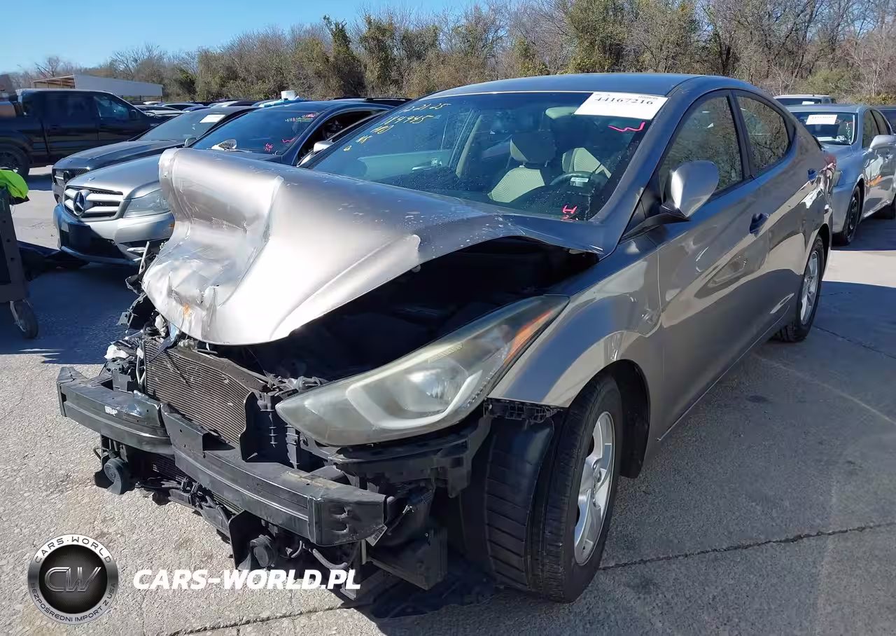 2014 Hyundai Elantra Se VIN:5NPDH4AE0EH481258 - 2