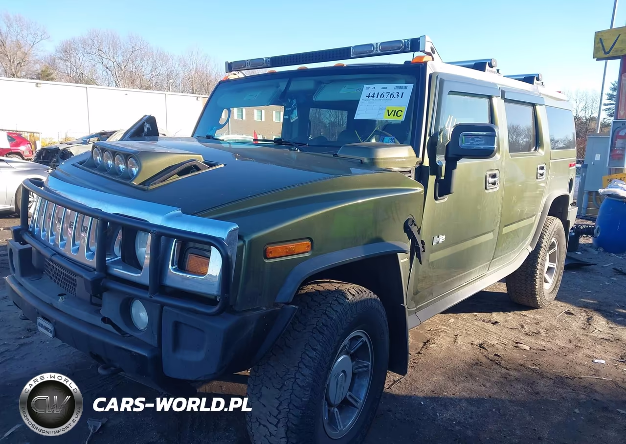2003 Hummer H2 VIN:5GRGN23U83H138609 - 2